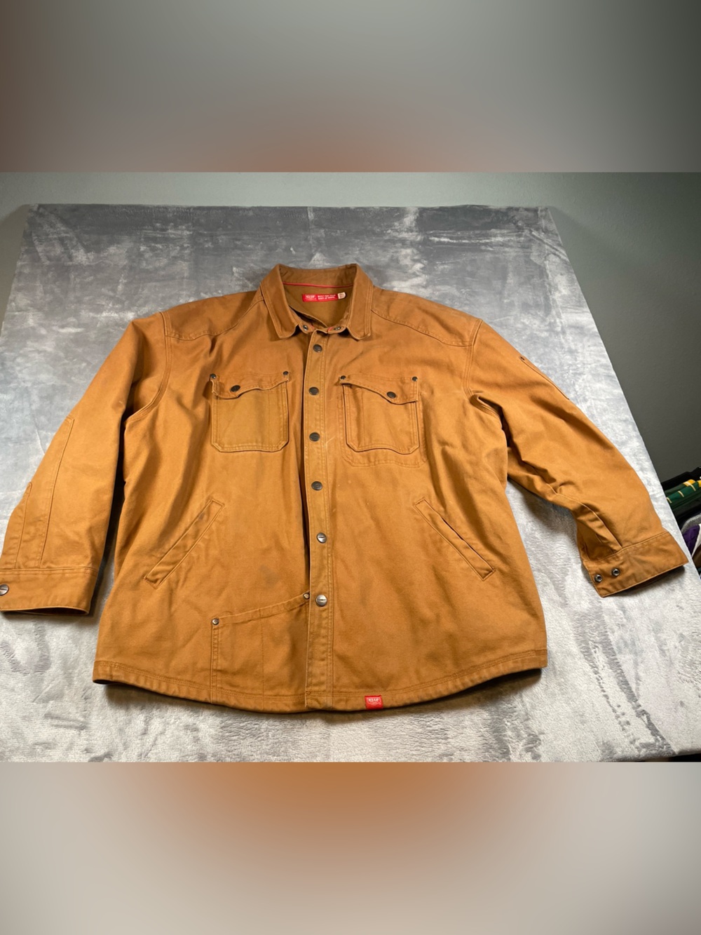 Red Kap Barn Chore Coat Mens 3xl Work Jacket Brown